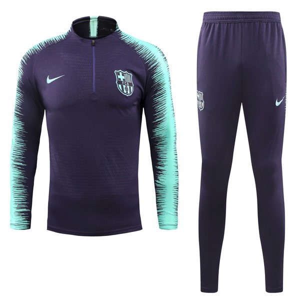 Survetement Football Barcelone 2018-19 Vert Purpura